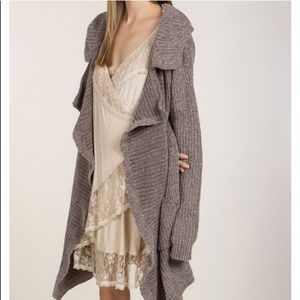 Mocha Chenille Cardigan